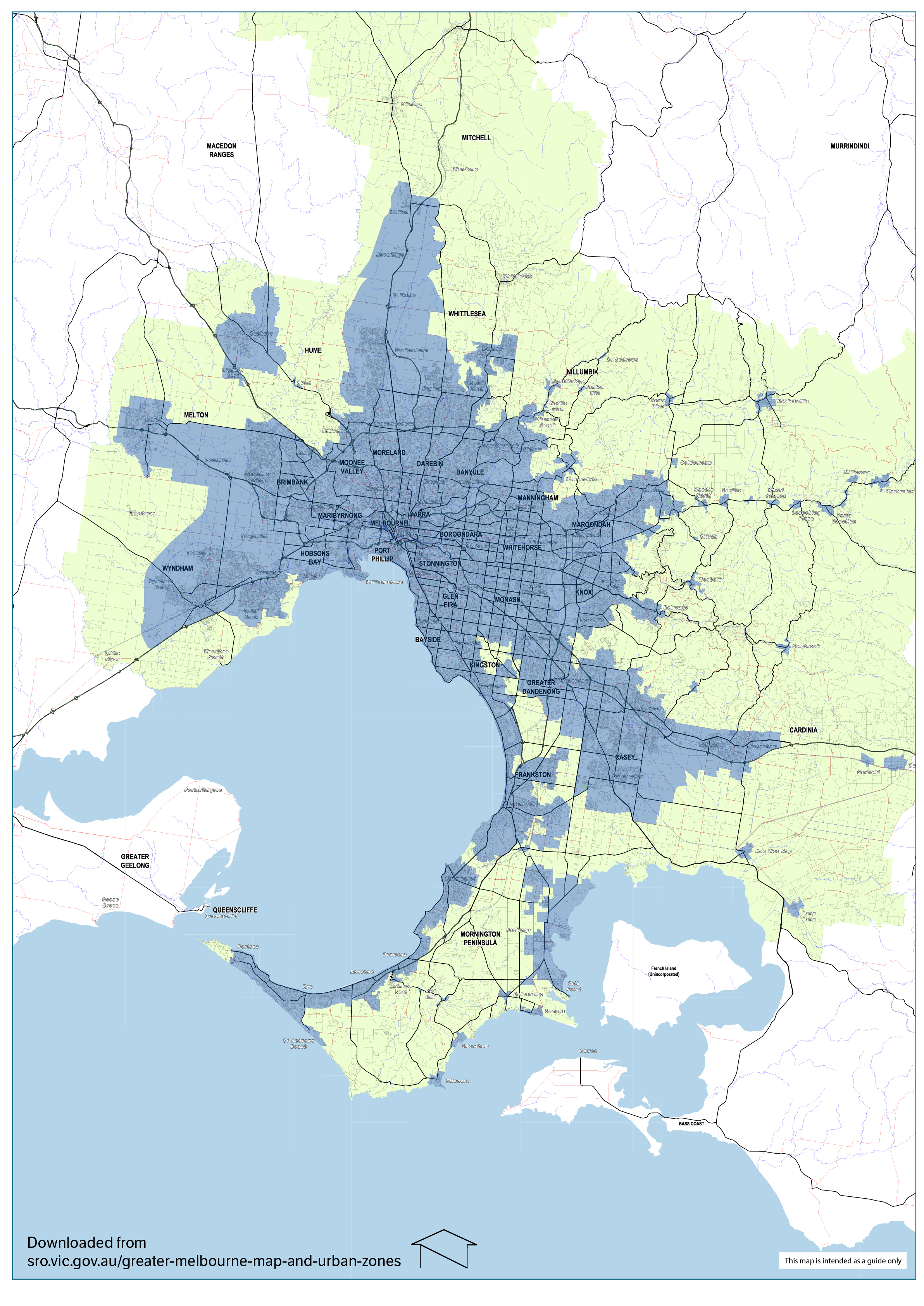 Melbourne Urban Growth Boundary Map Greater Melbourne And Urban Zones | State Revenue Office Melbourne Urban Growth Boundary Map Greater Melbourne And Urban Zones | State Revenue Office